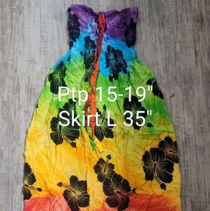 #42 Mexico Flower Dress M